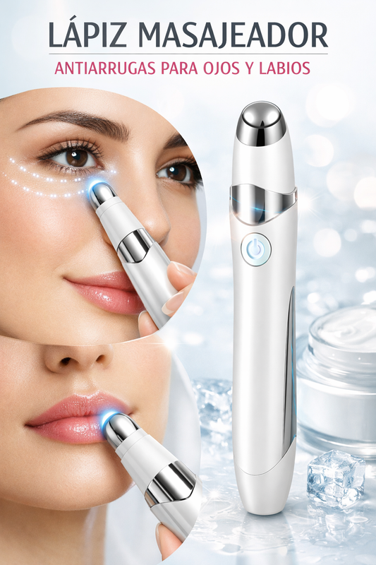 LÁPIZ MASAJEADOR ANTIARRUGAS PARA OJOS Y LABIOS
